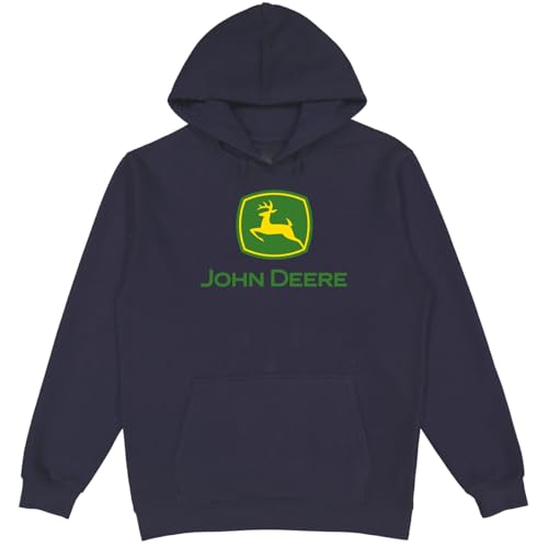 Sweat à capuche John Deere finitions haut de gamme et logo officiel
