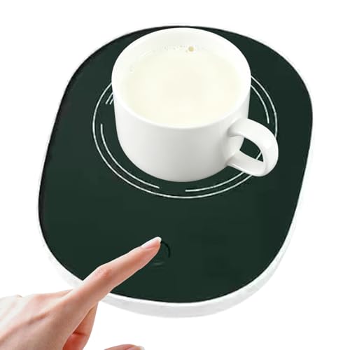 Coffee Mug Warmer,USB Powered Thermostat Coaster | Smart Coffee Cup Warmer for Desk | for Tea Milk Drink Home Office Travel Dorm Apartment Winter Birthday Christmas Holiday