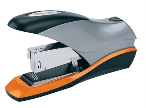 Agrafeuse grande capacité Rexel Optima 70 pour 70 feuilles noire et orange