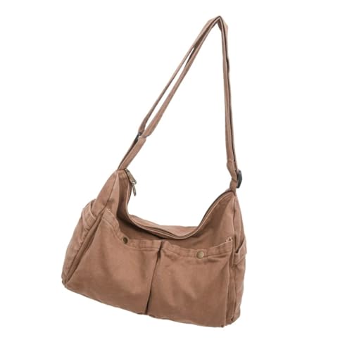 Sac à bandoulière rétro en toile idéal pour le travail et les voyages