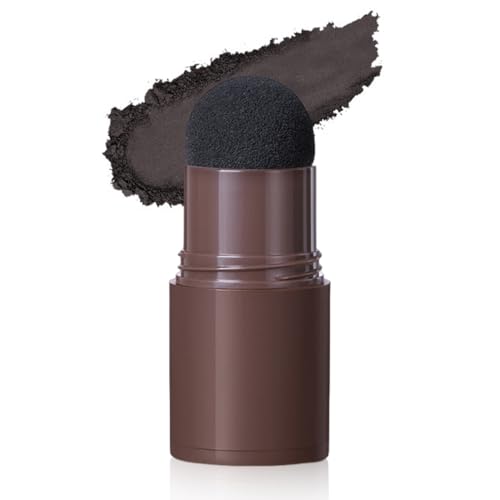 KAFZEL 2 Pezzi Mini Scalp Shader polvere per capelli copre diradamento,ritocco ricrescita capelli,mascara capelli bianchi,Professionnel Hair Touch Up, per ritocco colore di capelli e radici(Nero)
