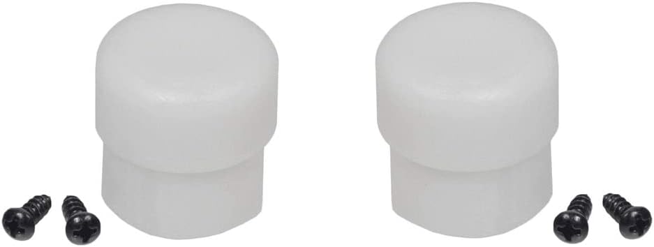 Razor Crazy Cart Plastic Tips - with Screws (Set of 2) for Crazy Cart Stabilizing Post, Genuine Razor OEM Part