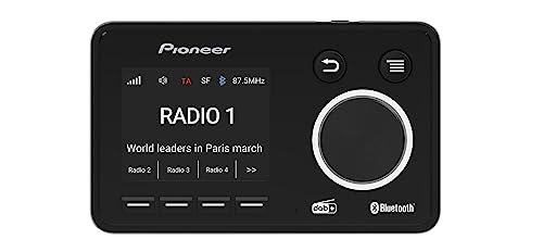 Pioneer SDA-11DAB Ricevitore Audio Bluetooth Nero