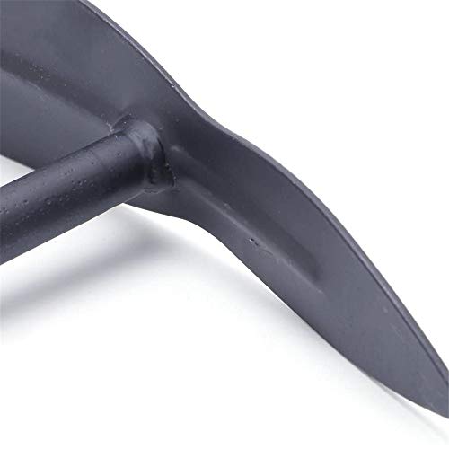 DIYARTS Wooden Metal Garden Hoes, Carbon Steel Pickaxe - Heavy Duty for loosening Soil, Weeding and Digging Rust Proof