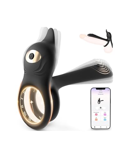 Vibrating Cock Ring Sex Toys 4 in 1 Sex Toyscouples for Couples with 10 Vibration Modes 14.5CM Long XL Cockring Sex Toys for Man Extended and Bold Version Penis Ring Adult Toys Couple Sex Toy
