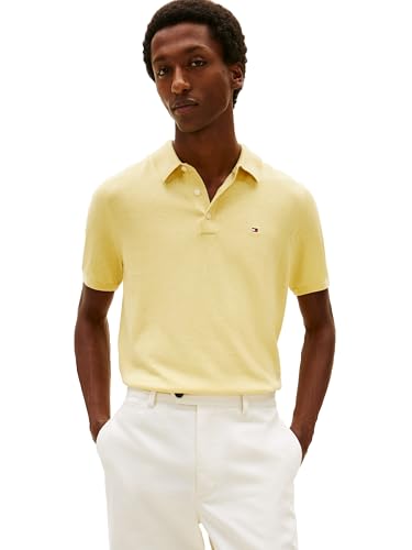 Image of Tommy Hilfiger Men's Lightweight Cotton Knit Short Sleeve Polo Shirt