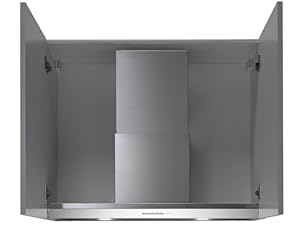 Falmec Virgola Wandhaube Edelstahl 600 m³/h