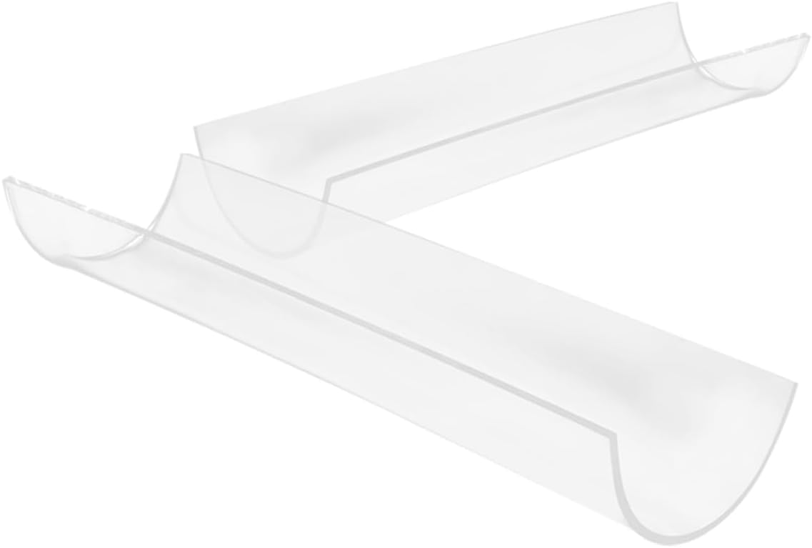 Cabilock 3sets U Shaped Acrylic Cake Roll Mold Essential Baking Tool for Dessert Making Easy to Use and for Home Baking Enthusiasts for Crafting Roll Cakes 2pcs*3