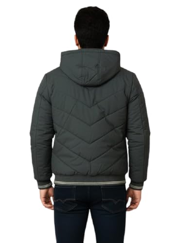 Image of Quark Export Quality Reversible Puffer Jacket in GLD Material best for Winterwear /Hiking /Biking /Camping /Mountaineering /Racing /Climbing /Tracking(Control Temperature up to 3 Degree Celsius.)(3C)