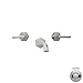 Phylrich K1170/26D Le Verre and La Crosse Satin Chrome Wall