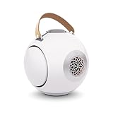 UB+ dB1 doubleBASS Bluetooth-Lautsprecher Weiß | 40 W HiFi-Sound mit tiefen Bässen, 20 Stunden Spielzeit, IPX5 & TWS-Pairing (glänzendes Weiß)