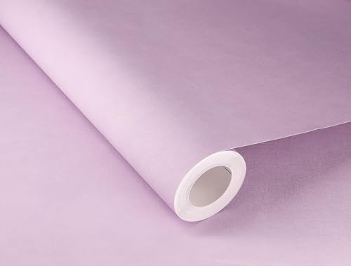 Rasch Papier peint 330069 - Papier peint intissé uni lilas avec aspect lin - Structure textile de la collection Paraiso