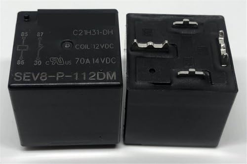 Relais SEV8-P-112DM V7-1A-E-12V-70A 4 broches résout les chutes de tension sur circuit 12V