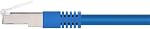 Monoprice Entegrade Cat6A Ethernet Patch Cable - Network Internet Cord - Zeroboot RJ45, Stranded, 550Mhz, STP, Pure Bare Copper Wire, 10G, 26AWG, 7', Blue