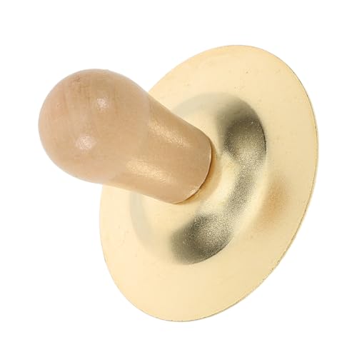 GALPADA 1 Pair Finger Cymbals for Handheld Percussion Instrument for Dance Parties Educational Use and Entertainment Develop Musical Skills with Sturdy Cymbals