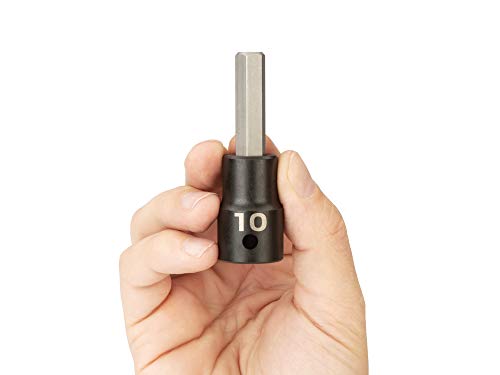 Image of TEKTON 1 /2 Inch Drive x 10 mm Hex Impact Bit Socket | SIB23210
