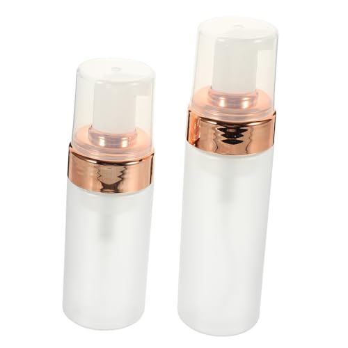 BESTYASH Nachfüllbare Pumpspender Flaschen 100ml 150ml Mattierte Kosmetikspender Mit Pumpe Für Reisen Und Alltag Leichte Leere Gesichts Und Shampoo Flaschen