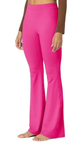 Image of Sunzel Flare Leggings, Crossover Yoga Pants with Tummy Control, High-Waisted and Wide Leg