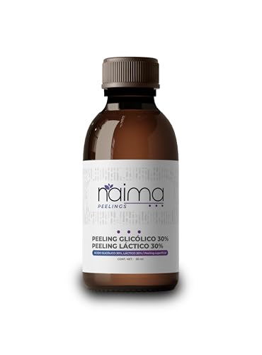 Recopilación de Productos químicos disponible en línea. 43 NAIMA Peeling Ácido Glicólico 30% AHA + Ácido Láctico 30%, 50ml | Exfoliación Facial Química Avanzada | Tratamiento para Piel Radiante | Fórmula Efectiva Antimachas