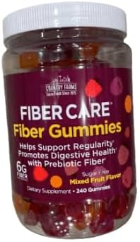 Generic Country Farms Fiber Care 6g Fiber Gummies 240 Count