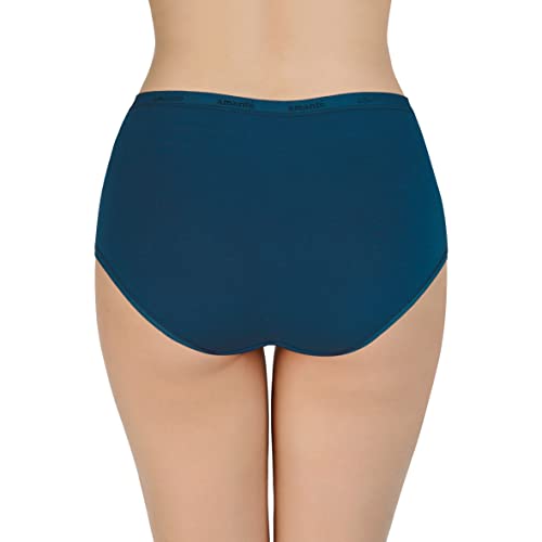 Image of Amante Solid Cotton Full Brief Panty Pack(Pack of 3)