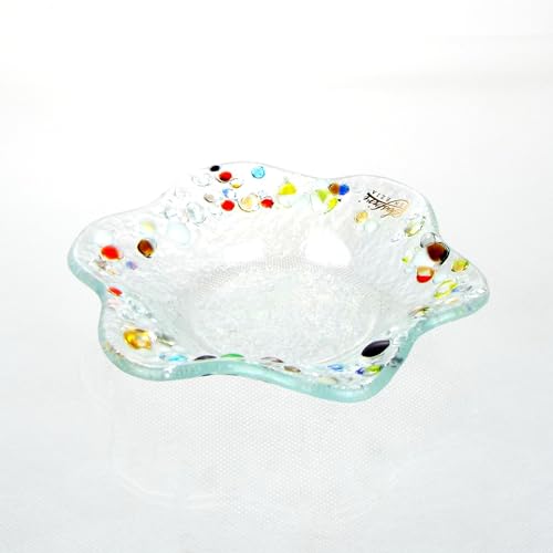 Sospiri Venezia, Small Murano Glass Flower Bowl Decorated by Hand. Home Ornament - Image 4