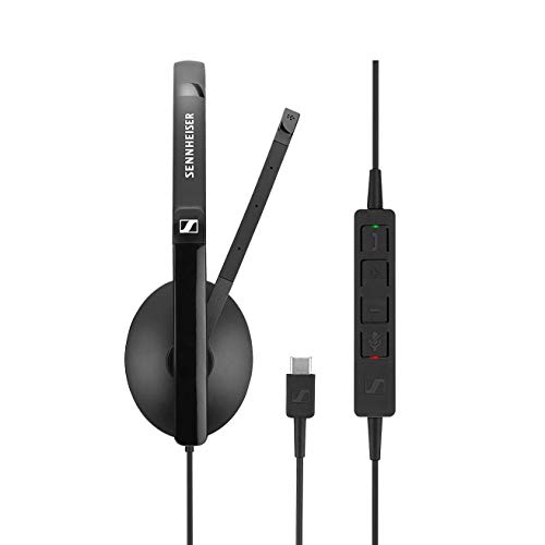 ایگرد | قیمت و خرید Sennheiser SC 160 USB-C (508354) - Double- Sided  (Binaural) Headset for Business Professionals | with HD Stereo Sound,  Noise-Canceling Microphone, \u0026 USB-C Connector (Black)