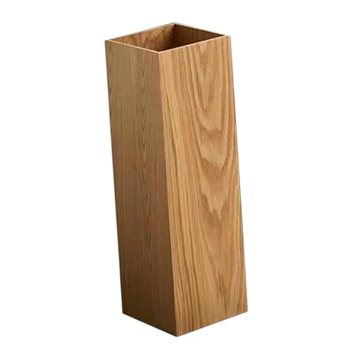Rangement pour parapluies bois naturel avec structure ouverte