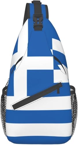 Mochila Bandolera Unisex Negra para Senderismo miniatura 1