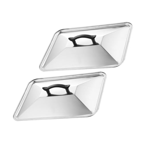 Cabilock 2piezas Cubiertas Protectoras Para Platos De Pescado Tapa Para Bandeja De Alimentos Utensilios De Cocina