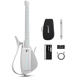 Enya CYBER-G Stringless Smart Guitar,Portable Foldable Travel Guitar with App-Controlled Chords,Hundreds of Instrument Sounds, Built-In Speaker & Drum Machine,Quick-Learn for Adults/Beginners
