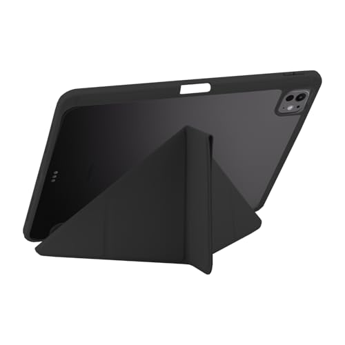 Image of Arctic Fox Smart Folio Case for iPad Pro 13 inch (2024) Cover Case (M4) with Pencil Holder, Trifold Multi Angle Stand,Auto Wake /Sleep, Durable Protection, PU+PC+TPU, Black