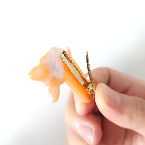 Corgi Dog Hair Clips,Cellulose Acetate Hair Clips,Small Hair Clips For Girl,Pack Of 2 #TOP5