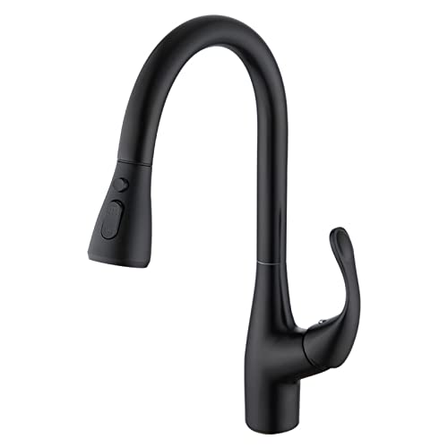 Robinet de cuisine avec pulvérisateur double jet rotatif pour évier