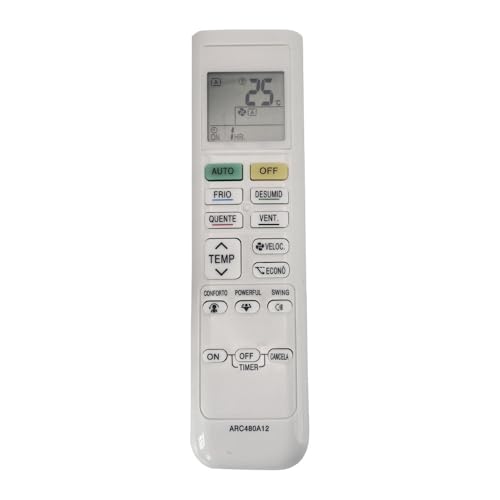 ARC480A1 - Mando a distancia de repuesto para aire acondicionado Daikin ARC480A2 ARC480A3 ARC480A4 ARC480A5 ARC480A6 ARC480A7 ARC480A8 ARC480A9 ARC480A10 ARC4880A10 0A11 ARC480A12 ARC480A13 ARC480A15