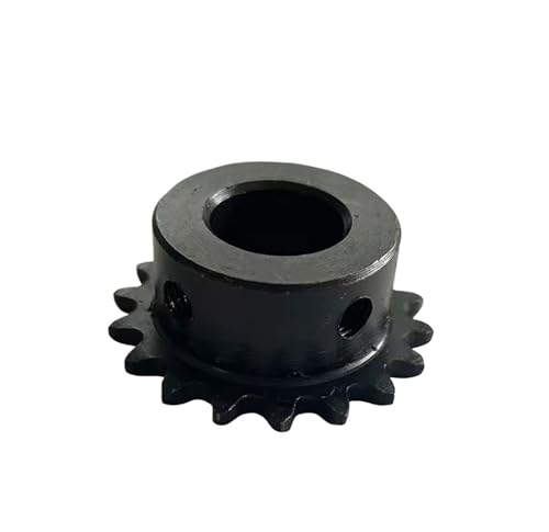 Bevel Gear Pinion Hardware Mechanical 1pcs 04C Chain Gear Steel 9-24 Tooth Industrial Sprocket Wheel Motor Chain Drive Sprocket Bore 16mm(24 Teeth)