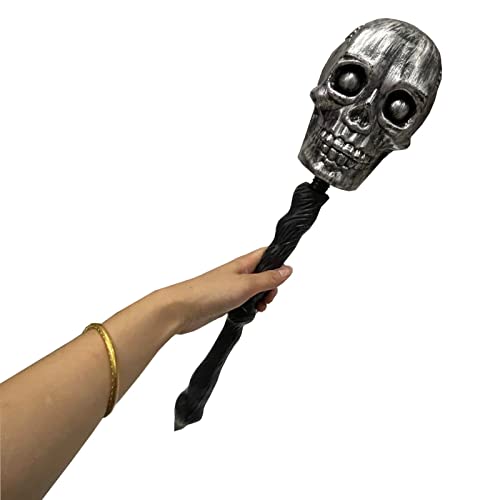 Bastão do crânio do suporte do partido do Dia das Bruxas,Suprimentos de festa de cabeça de esqueleto