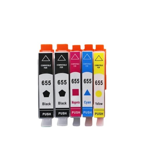 Cartouche 655XL encre noire et couleur compatible Deskjet 4625 5525 6525 3525