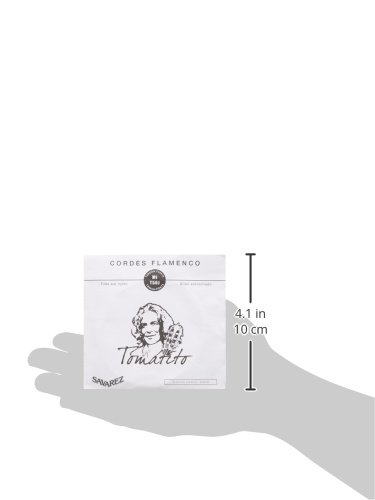 Savarez T56J Normal Tension Flamenco Fusion Guitar Strings - Polished Silverplated Copper, 6th "E", Single String, 10 Pack - Image 3