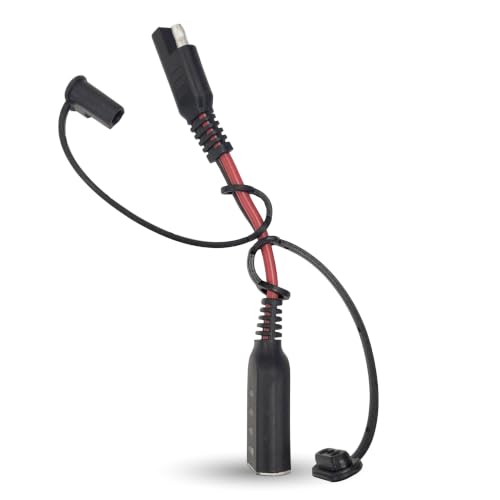 Image of Schumacher Electric SAE to Quick-Connect Adapter Cable, 16 AWG, 5.9 in., Use Old Ring Leads and Accessories with New Battery Chargers, for Rugged Battery Chargers + Maintainers, SA953