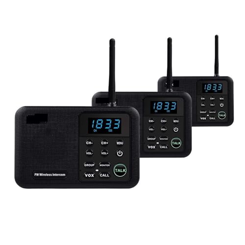 Interphone sans fil pour maison et bureau avec écran 100 codes - 2