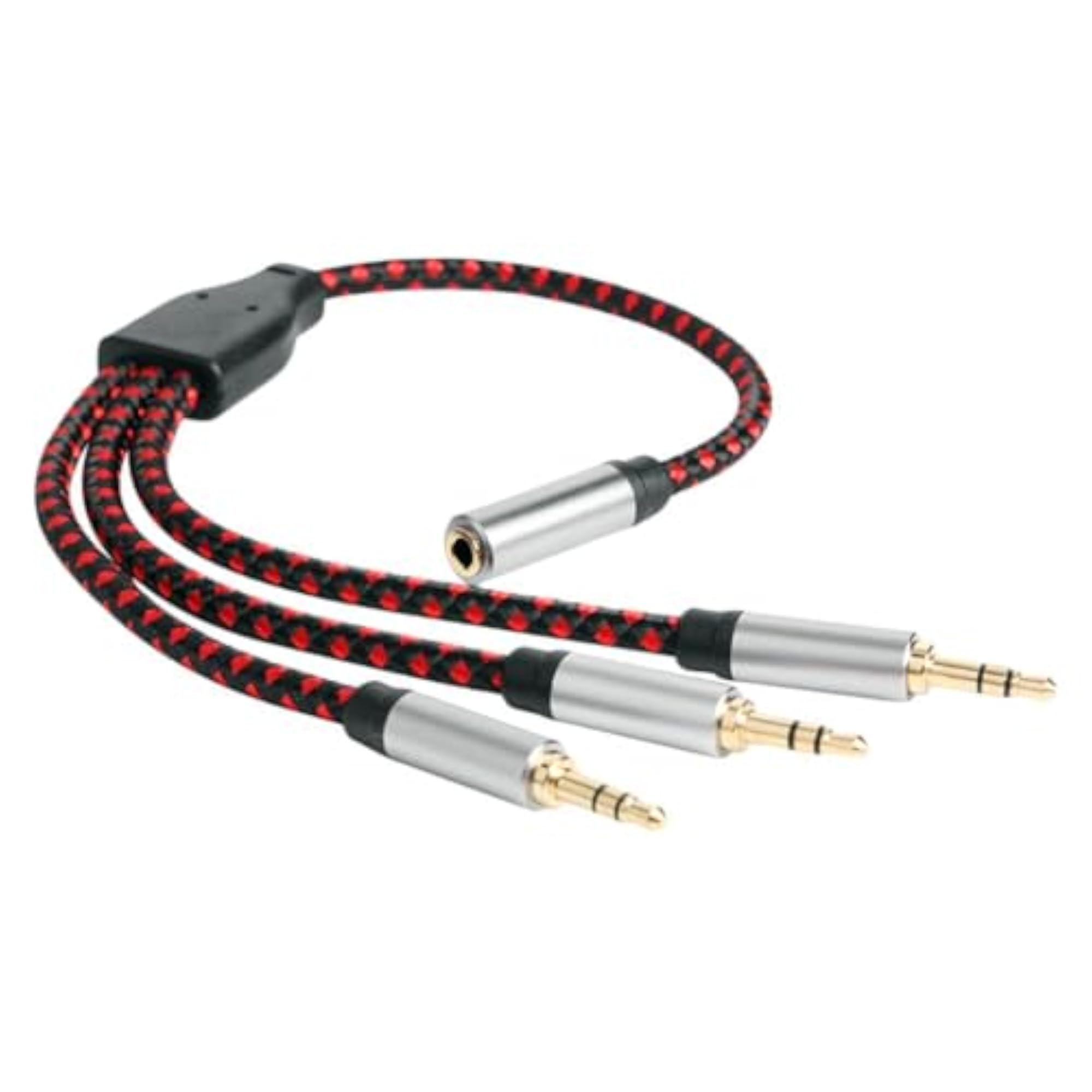 30cm 3.5mm Male to Female Jack Headphone Stereo Extension Cable