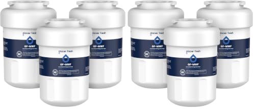 Image of GLACIER FRESH Replacement for MWF Refrigerator Water Filters, SmartWater MWFP, MWFA, GWF, HDX FMG-1, WFC1201, RWF1060, 197D6321P006, Kenmore 9991, 6 Pack