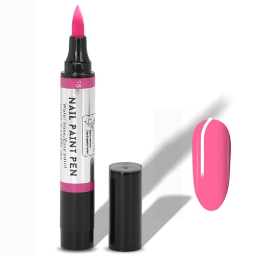 Rotuladores de Esmalte de Uñas, Bolígrafo de Gel para Uñas para Mujeres, Niñas, sin Necesidad de una Capa Superior, Bolígrafo para Decoración de Uñas, Salón de Bricolaje, Hogar, en(18)