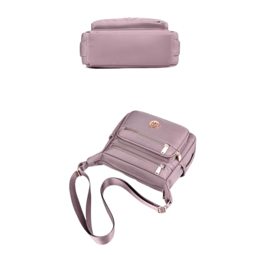Women Multi-Pocket Shoulder Bag Nylon Travel Messengers Bag Fashion Bag Small Casual Bag Lightweight Crossbody Bag3