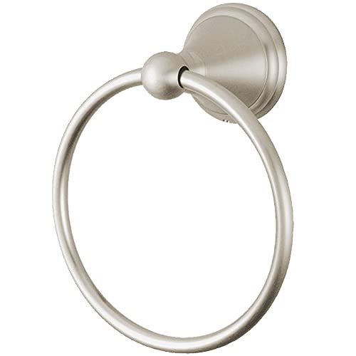Kingston Brass Ba2974Sn Governor Towel-Ring, 6-Inch, Brushed Nickel #TOP17