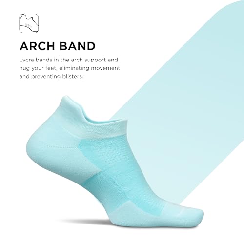 Image of Feetures High Performance Max Cushion Ankle Sock - Tab Socks for Women & Men with Heel Tab