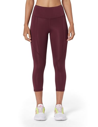 Reebok Womens Wor Pp Capri Maroon Deal