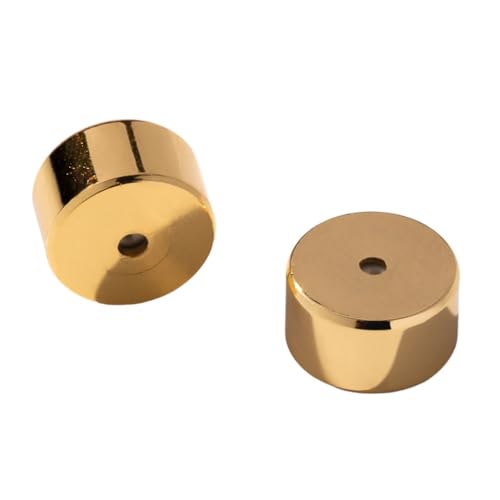 Herice Henderson Signature Friction Disc Earring Backs Secure & Comfortable Closure in Yellow Gold Finish Designed for Stability Style and All-Day Wear with Earrings