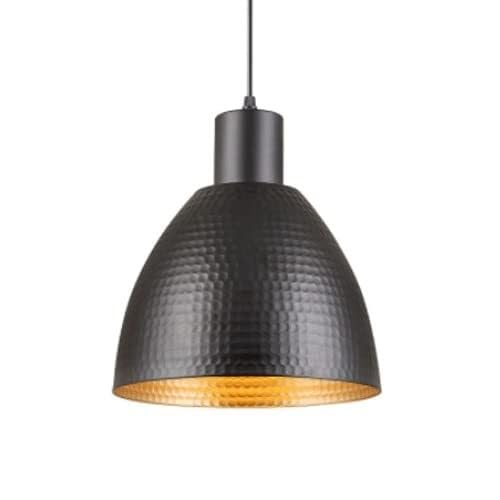 Lámpara colgante E27 estilo country americano de hierro negro para techo de granja